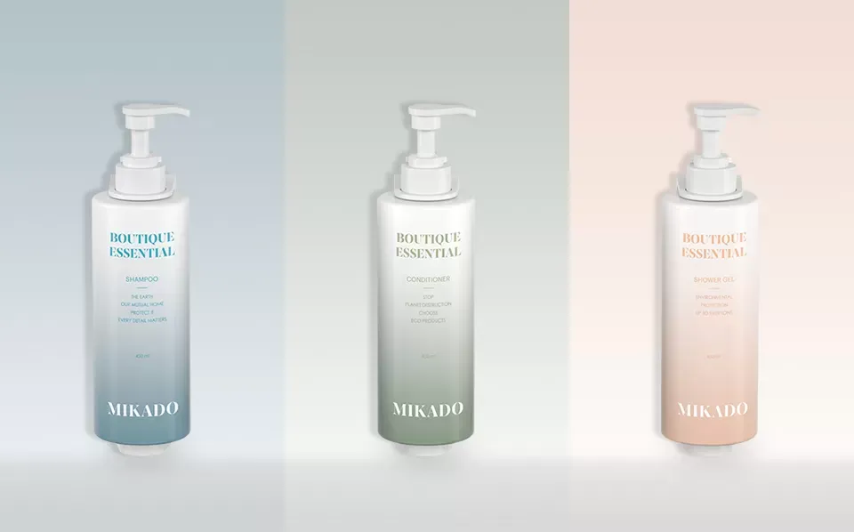 Large Capacity Pump Hotel Shampoo Dispenser 