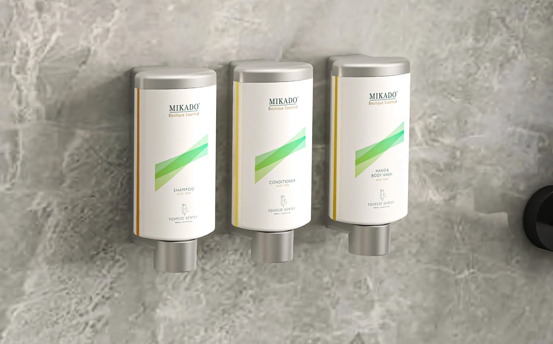 Squeezable Wall Mounted Hotel Dispenser