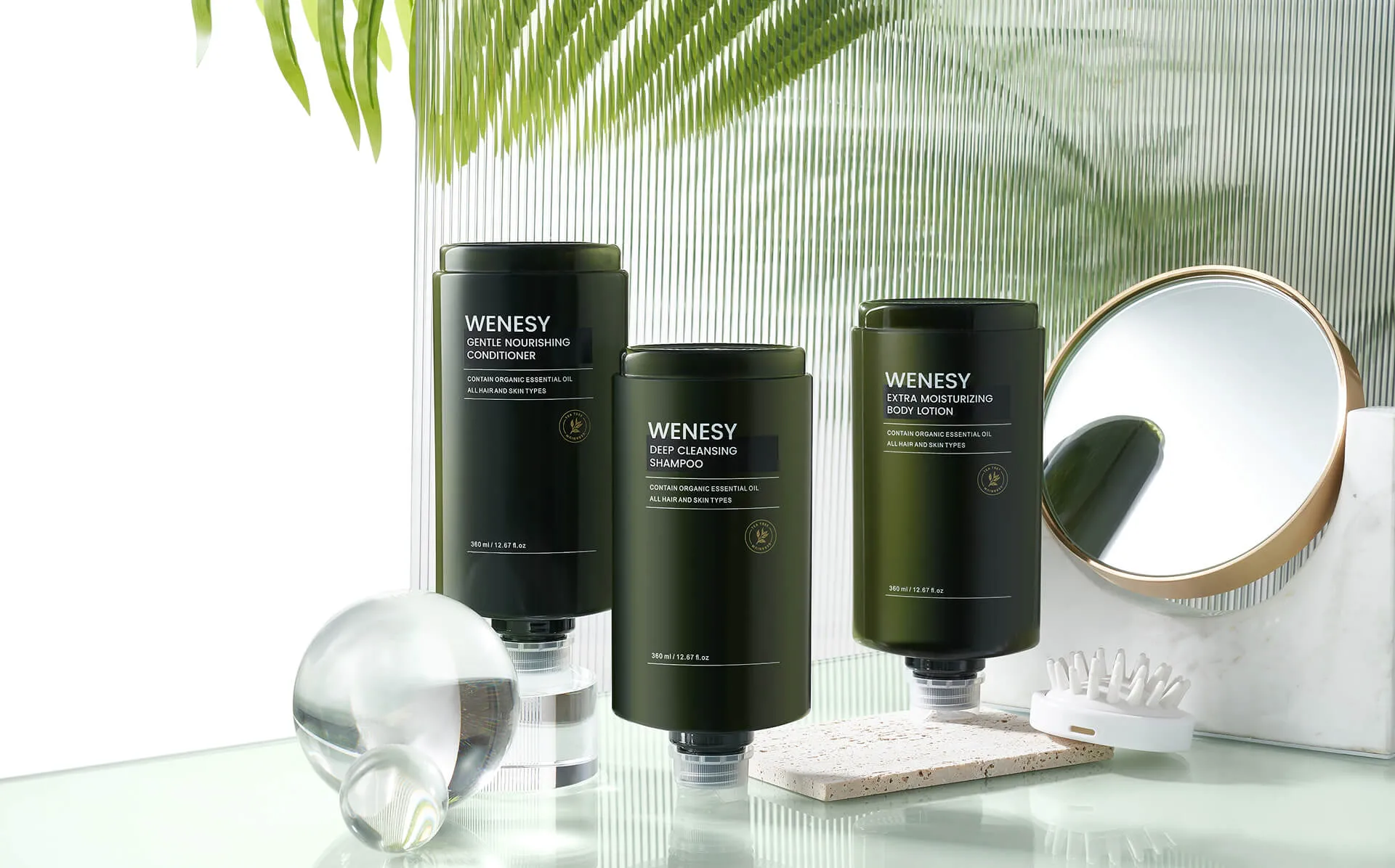 Squeezable Wall Mounted Hotel Dispenser