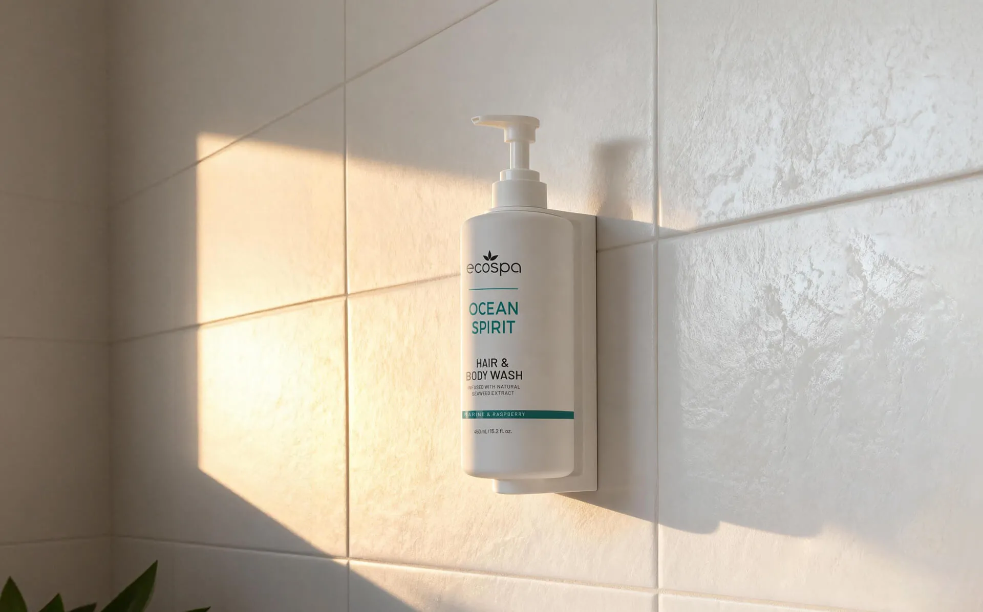Large Capacity Pump Hotel Shampoo Dispenser 